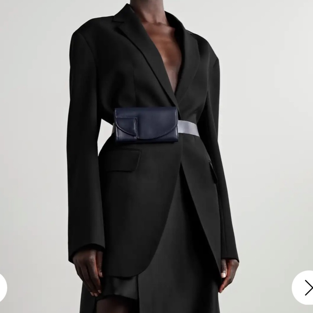 NWT XS The Row oversized black women’s blazer (wool, cashmere and silk)